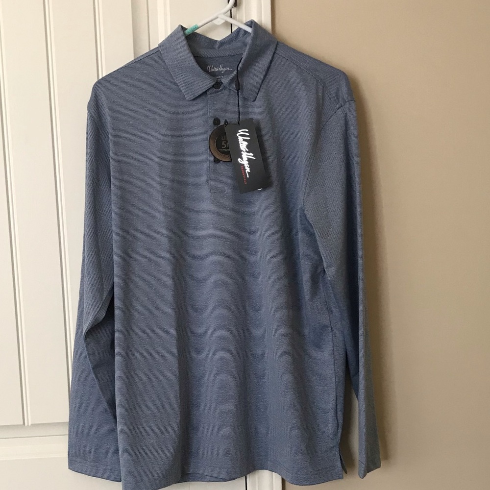 Walter Hagen Long Sleeve Men’s Golf Polo